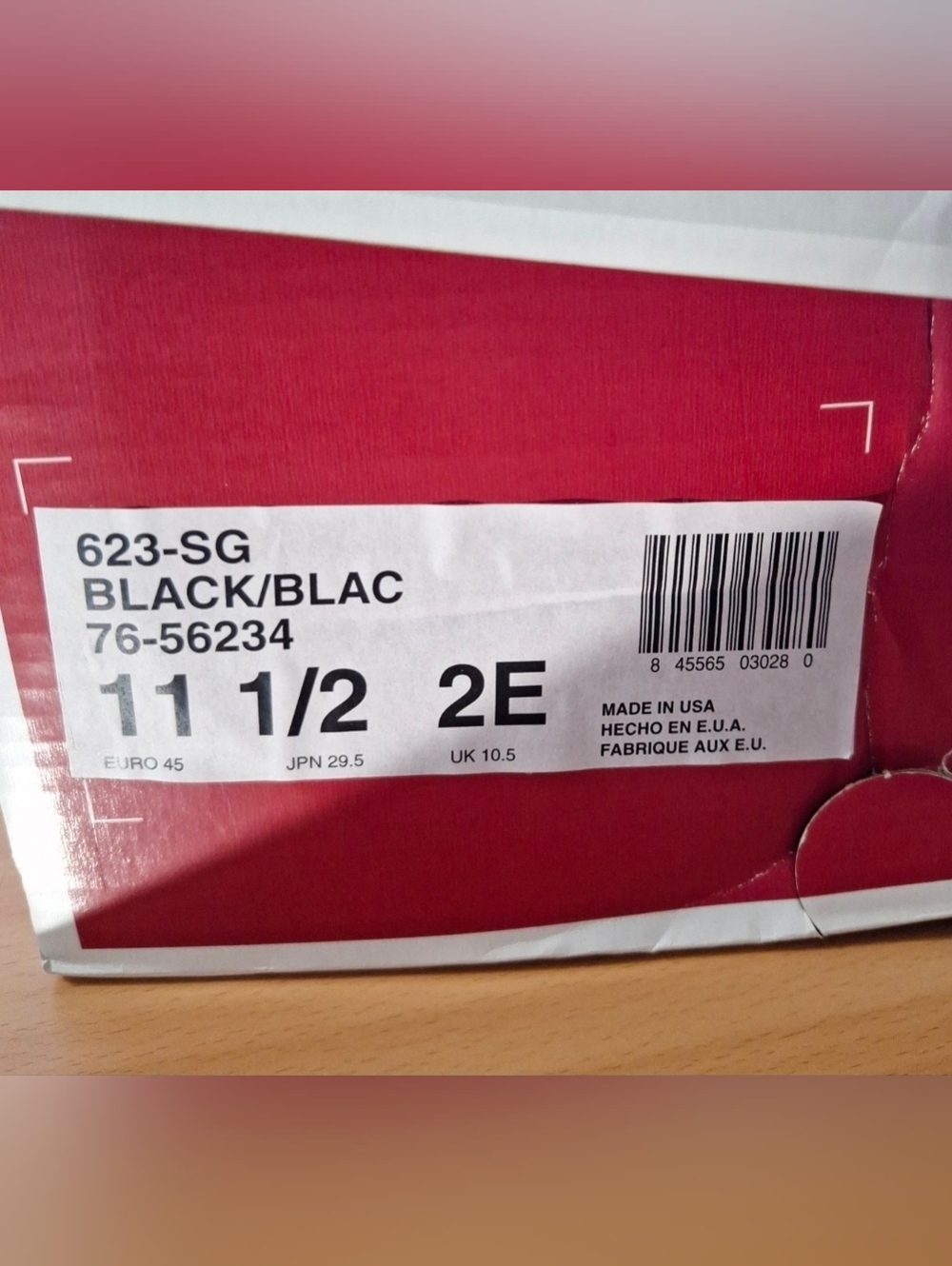 New Balance Men’s Black Leather Walking Shoes - SureGrip - Picture 12 of 13